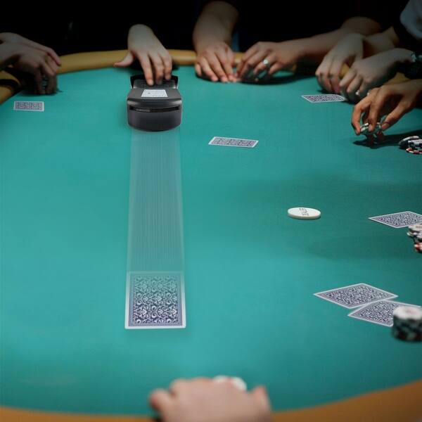 Shop Jobar Casino Speed Dealer Battery Powered Playing Card Dealing Shoe Black Overstock 25459886