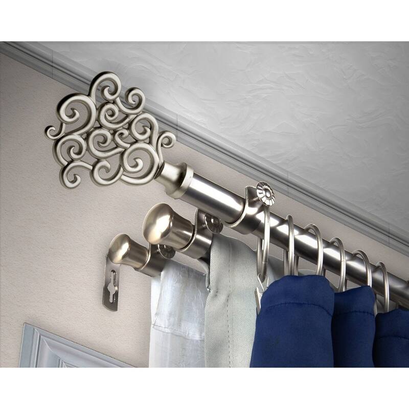 InStyleDesign Flood Triple Curtain Rod 13/16 inch dia.