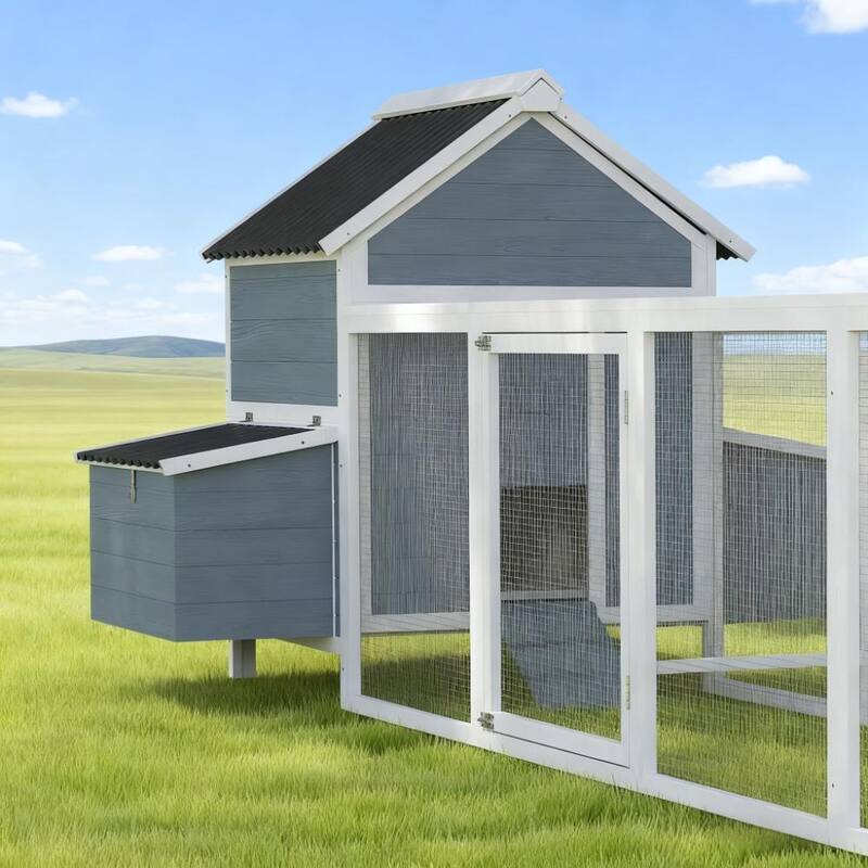 Extra Large Wooden Chicken Coop for 10-15 Chickens
