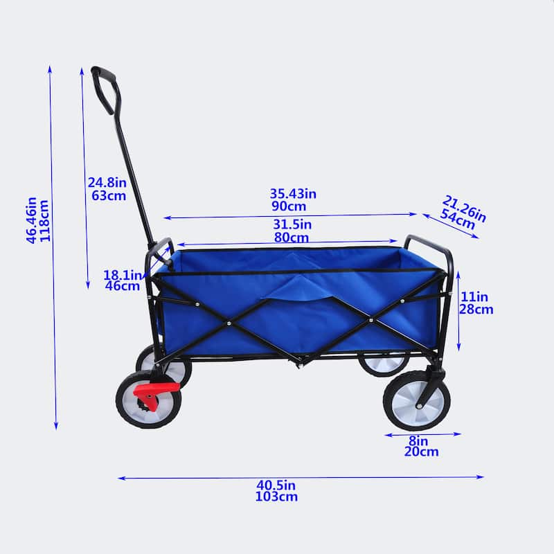 Folding Wagon Garden Shopping Beach Cart