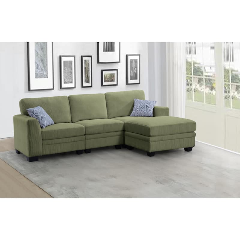 Corduroy Flexible Combination Sectional Sofa Couch