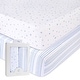 preview thumbnail 20 of 47, Ely's & Co. Baby Fitted Crib Sheet Set - 2 Pack - 28" x 52" Dusty Blue Stars