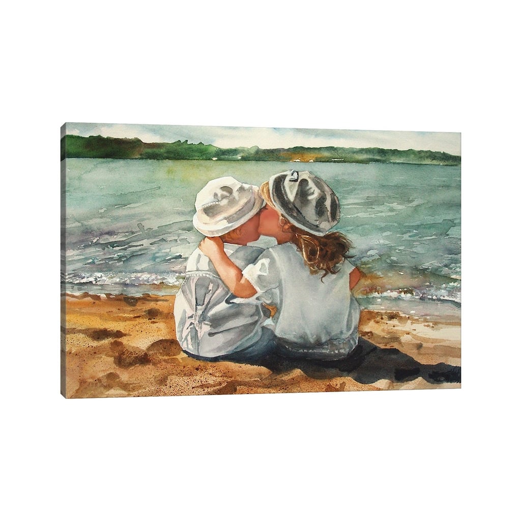 iCanvas "Beach Kisses" by Judith Stein Canvas Print