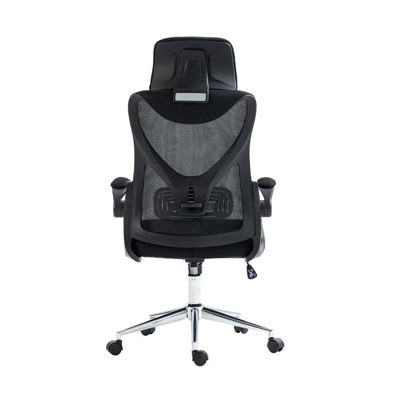 Techni Mobili Ergonomic Office Chair with Adjustable Headrest and Lumbar Support
