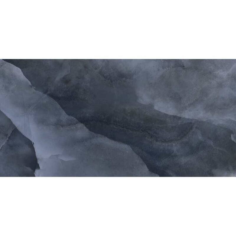 The Tile Life Geo Lust 24x48 Blue Porcelain Floor & Wall Tile