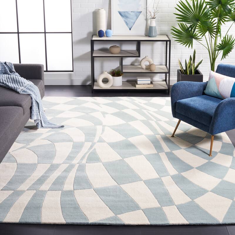 SAFAVIEH Handmade Soho Ciara Abstract N.Z. Wool Rug