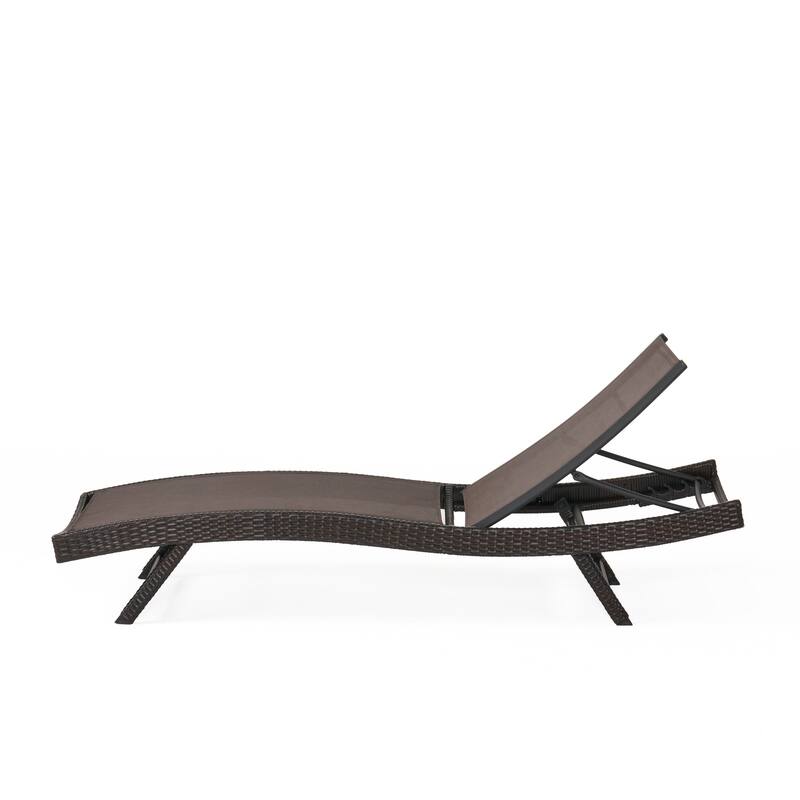 Kauai Outdoor Chaise Lounge by Christopher Knight Home
