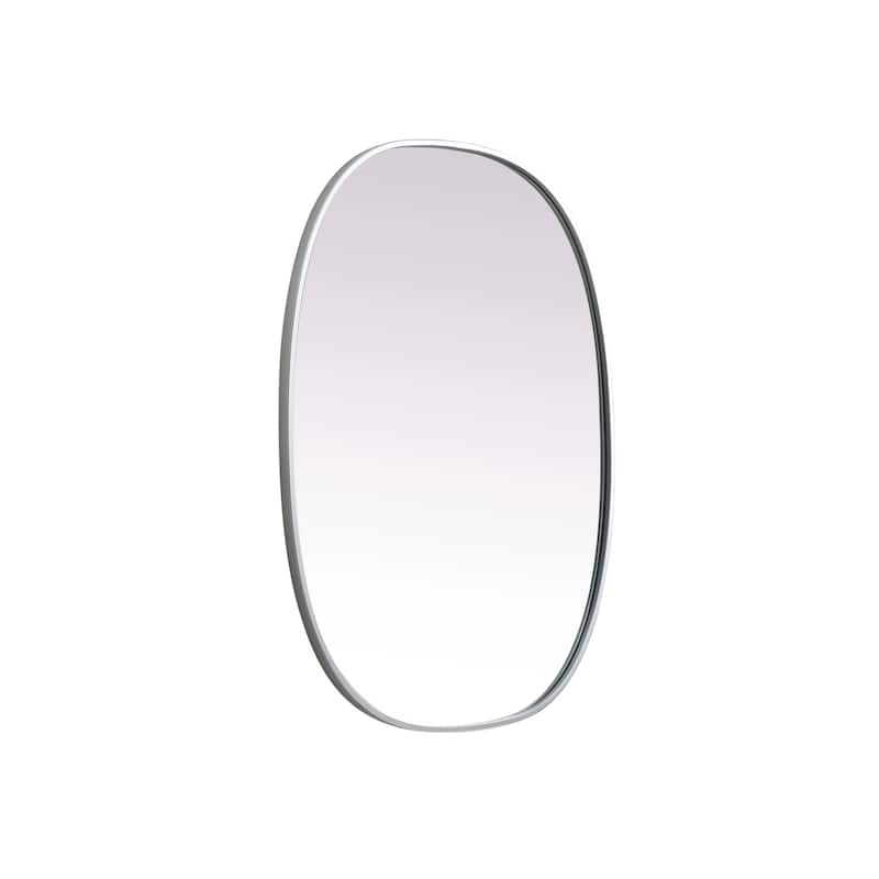 Elegant Lighting MR2B2736 Brynn 27" W x 36" H Modern Oval Bathroom