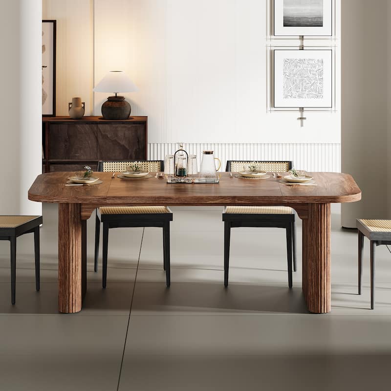 Wood Dining Table, Modern Kitchen Table, Dining Room Accent Table