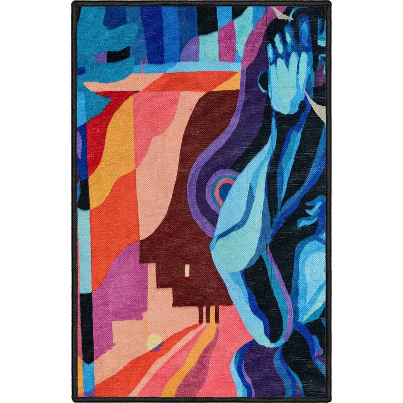 Well Woven x Misha Tyutyunik Sunday Jungle Aubade Rug