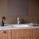 preview thumbnail 27 of 45, Karran Tryst KBF460 Single-Handle Single Hole Basin Bathroom Faucet with Matching Pop-up Drain