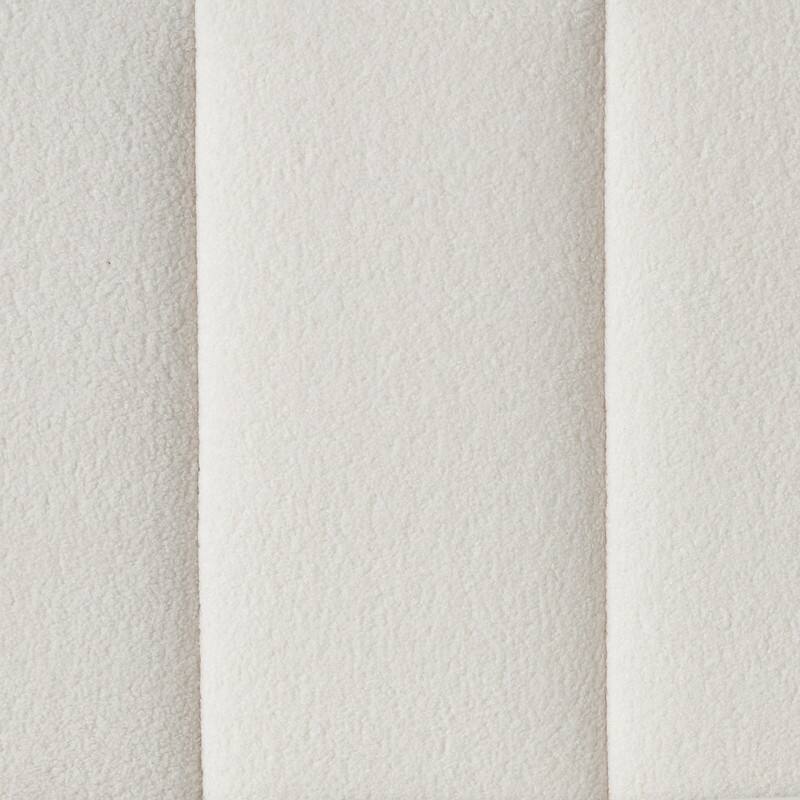 Full Size Lift-Up Storage Bed, White