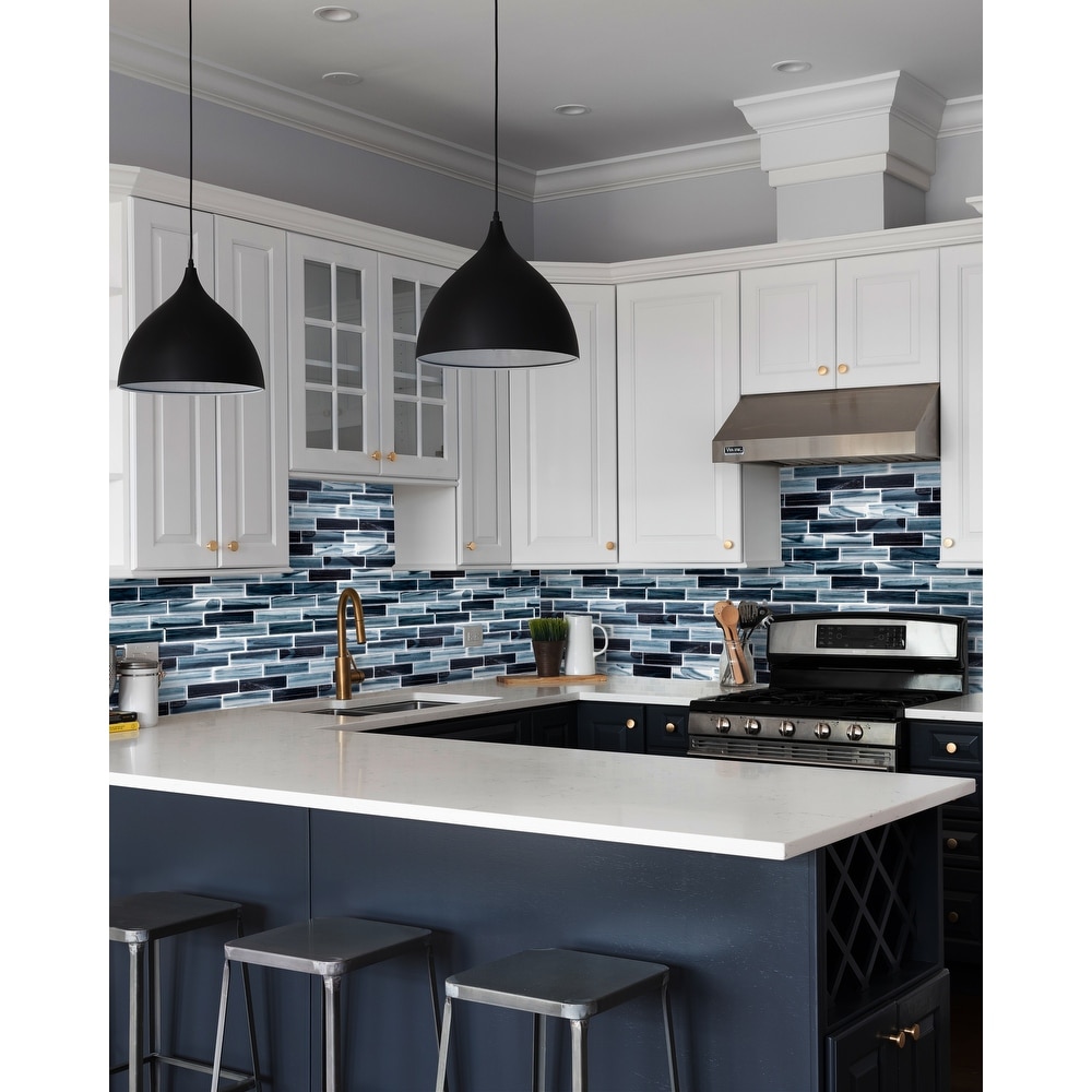 Buy Blue, Glass Backsplash Tiles Online at Overstock | Our ...