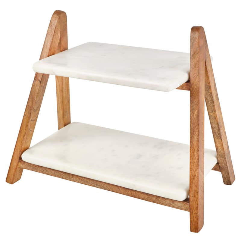 Mikasa Gourmet Basics Luxor 2-Tier Serve Tray