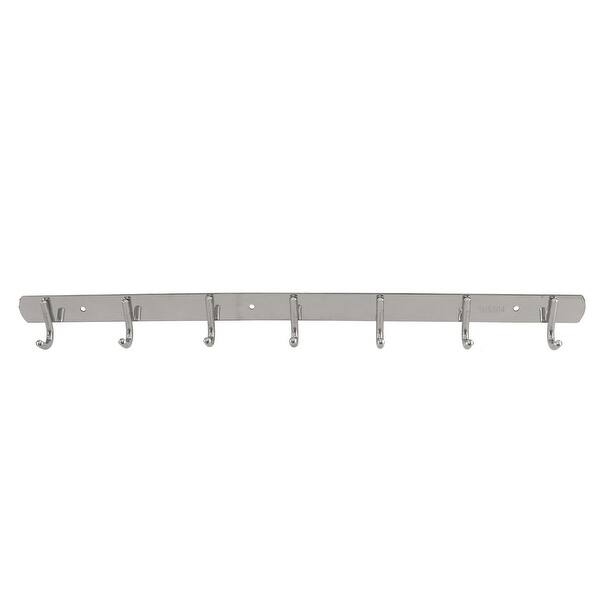 Shop Bedroom Stainless Steel 7 Hooks Wall Mounted Clothes Hanger