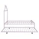 preview thumbnail 24 of 26, Full Size Metal Platform Bed with Twin Size Trundle