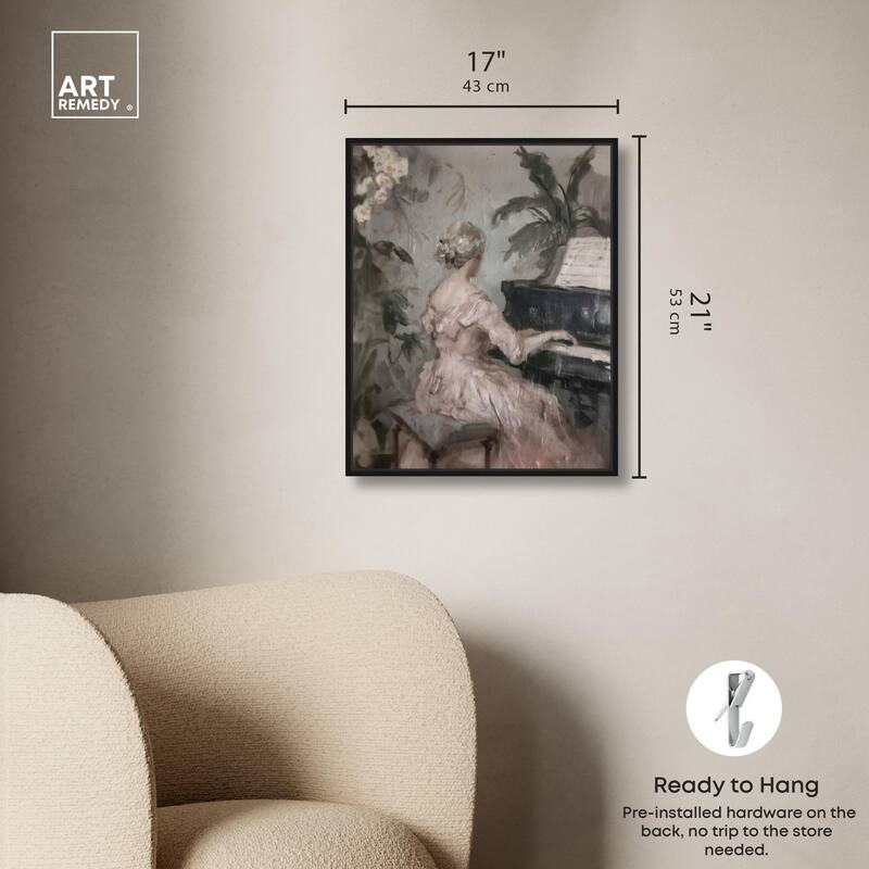 Soft Music Canvas by Art Remedy