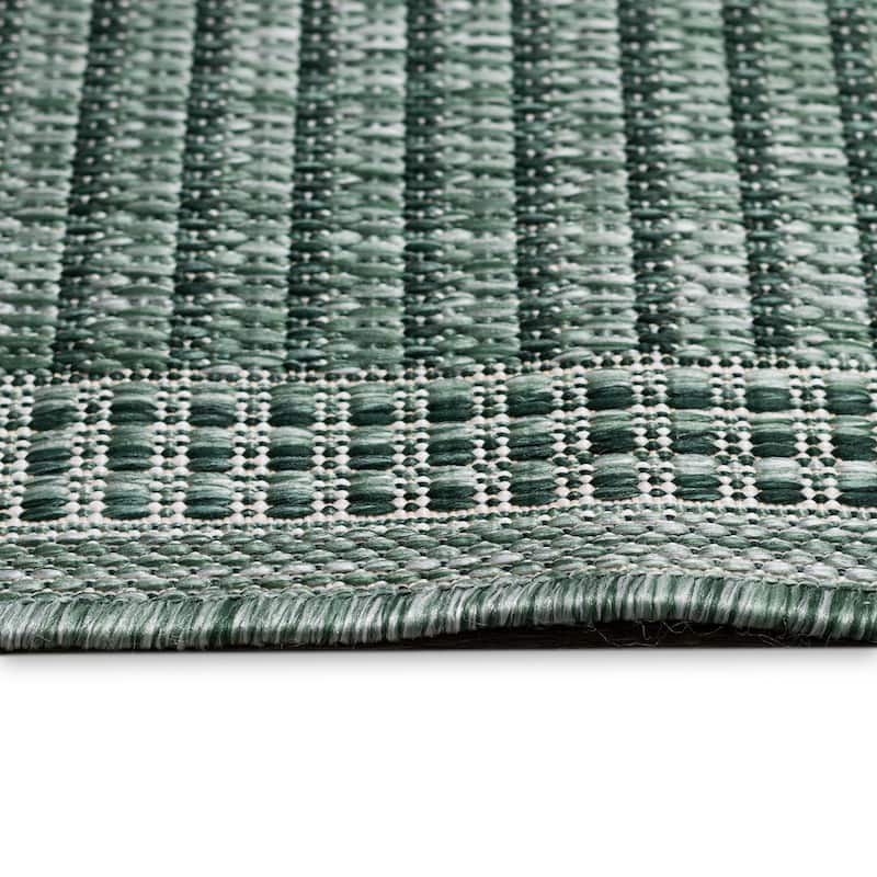Liora Manne Malibu Simple Border Indoor/Outdoor Rug
