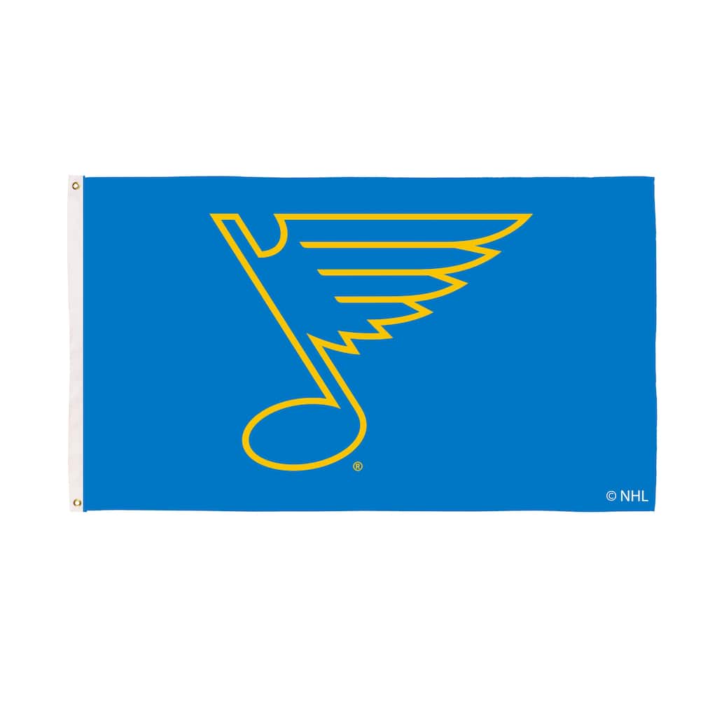 St Louis Blues 2025 Single Sided Estate Flag with 2 Grommets, 3'x5'