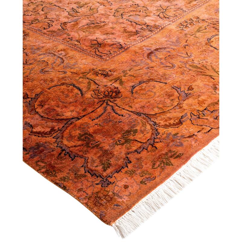 Overdyed One-of-a-Kind Hand-Knotted Area Rug - Beige - 9' 2" x 12' 3"