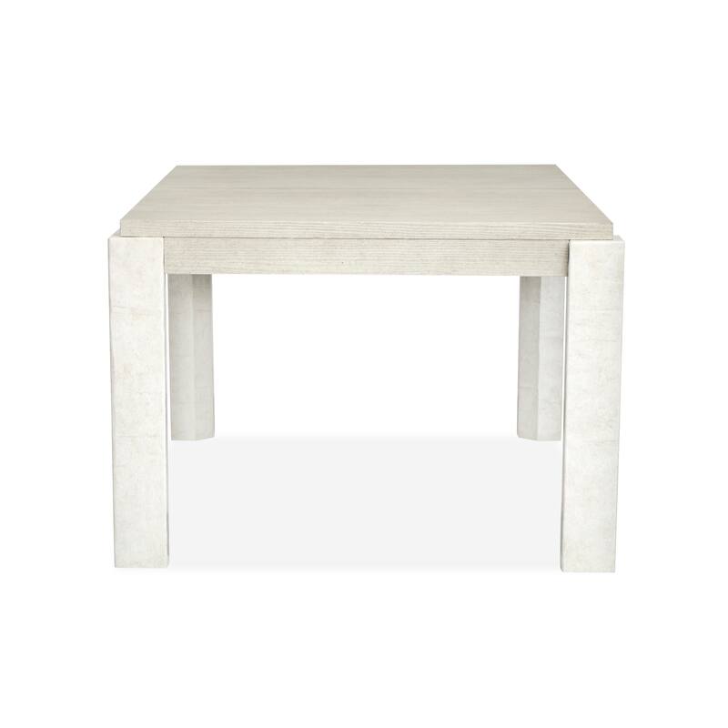 Magnussen Home Lorelei Misty Cloud Extendable Rectangular Dining Table - 44''W x 68''D x 29.75''H