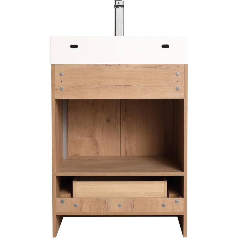 Blossom 48" All Wood Freestanding Bathroom Vanity with Acrylic Sink