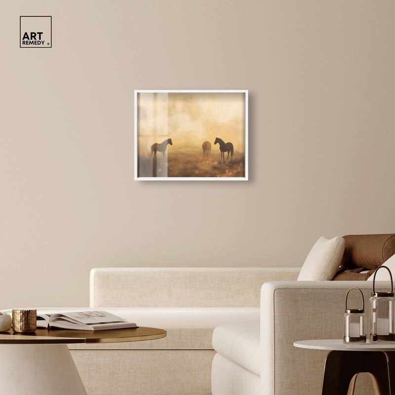 Equine Trio Shadowbox by Art Remedy