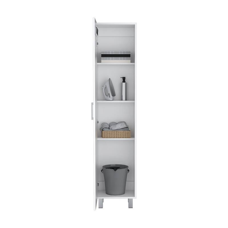 Vintro 71" Tall 5-Shelves Storage Cabinet Broom Closet - N/A
