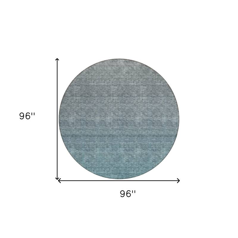 HomeRoots Ombre Transitional Rectangle Outdoor Rug