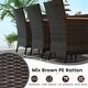 preview thumbnail 11 of 53, Costway 11 PCS Patio Dining Set with 15ft Double-Sided Patio Umbrella