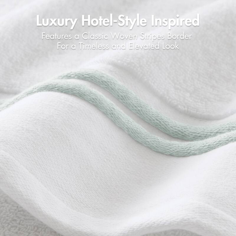 Madison Park Roan Border 6 Piece Towel Set