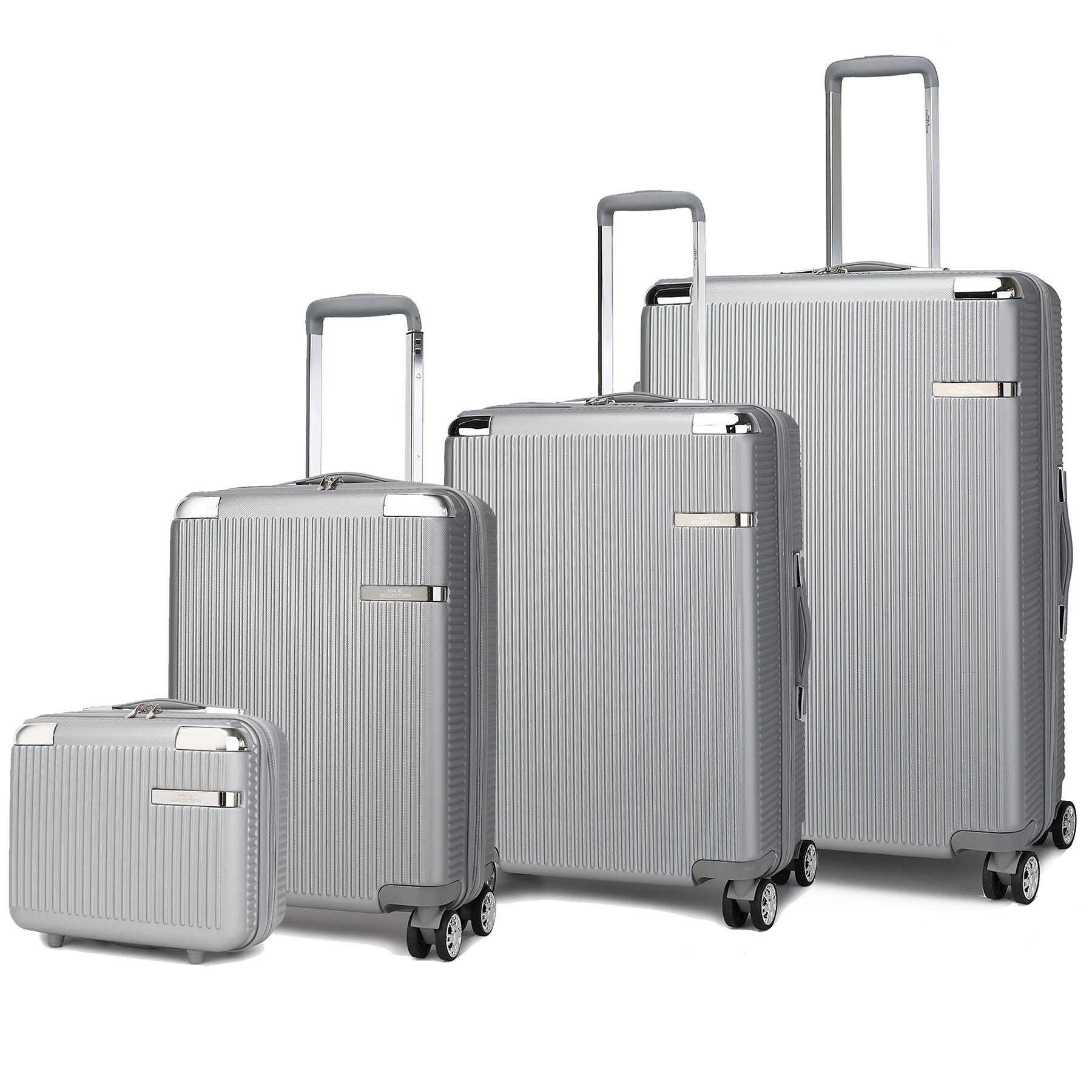 MKF Collection Tulum 4-piece luggage set by Mia K. - Bed Bath