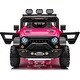 preview thumbnail 13 of 28, 24V Electric Ride on Truck for Kids,Wide Seater Battery Powered Truck with Remote Control, Music,LED Cool Lighting,4WD