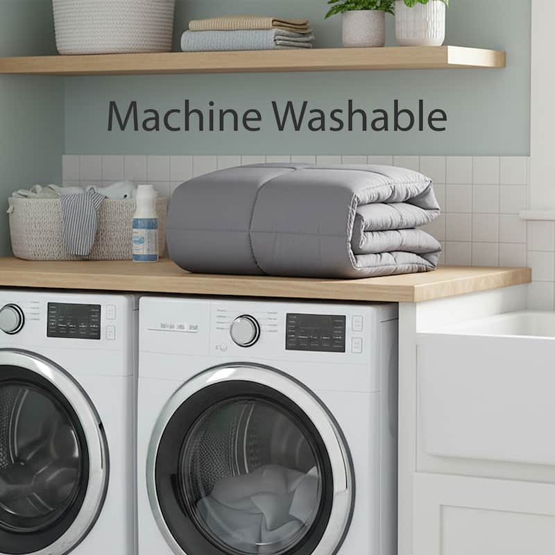 Grey All-season Down Alternative Comforter