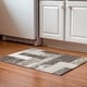preview thumbnail 1 of 4, Premium Washable Super Soft Casual Geo Mayfield Rug Brown - 1'8" x 2'6"