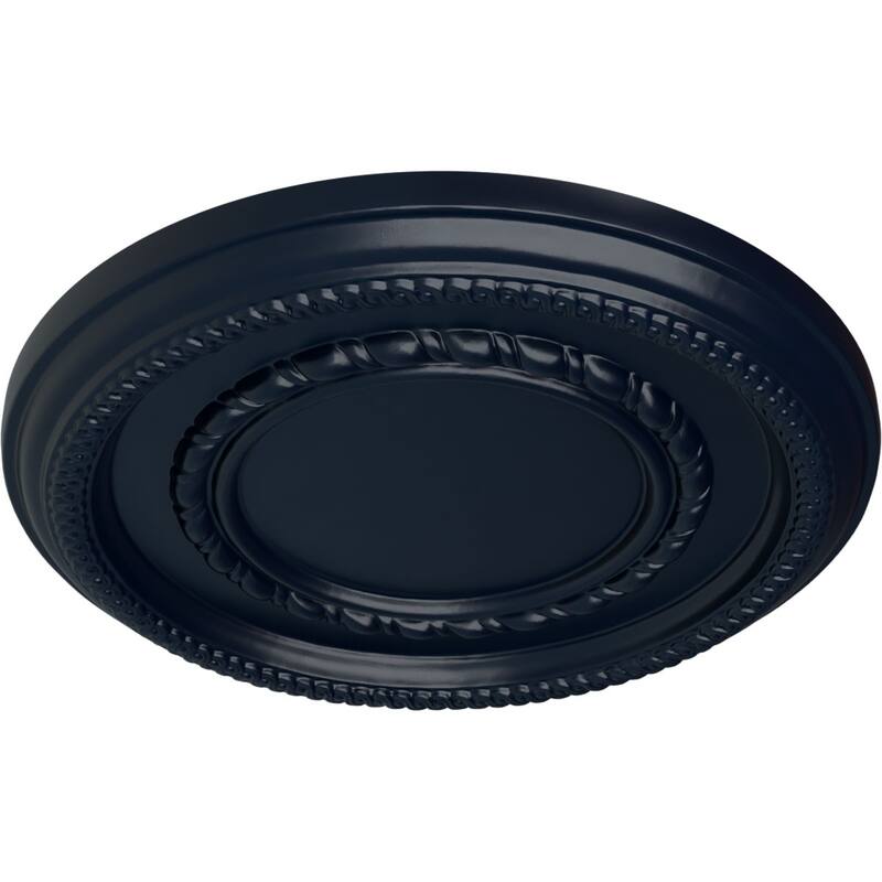 12 5/8"OD x 1 1/8"P Federal Roped Small Ceiling Medallion