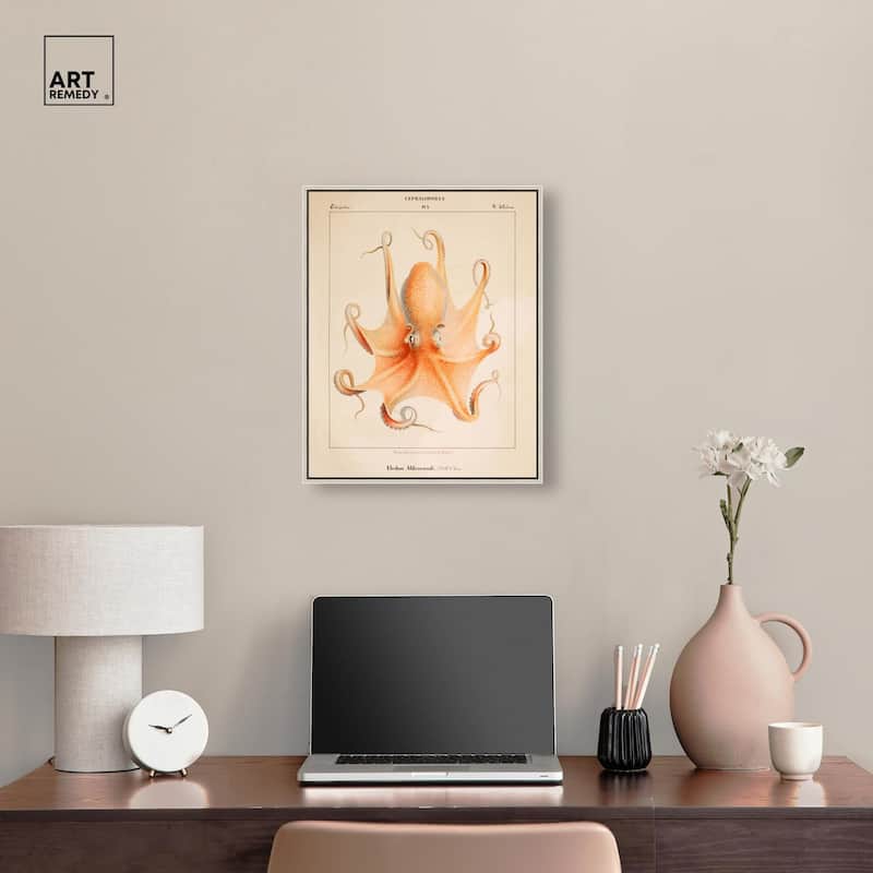 Verany The Octopus 1815 II Canvas by Art Remedy