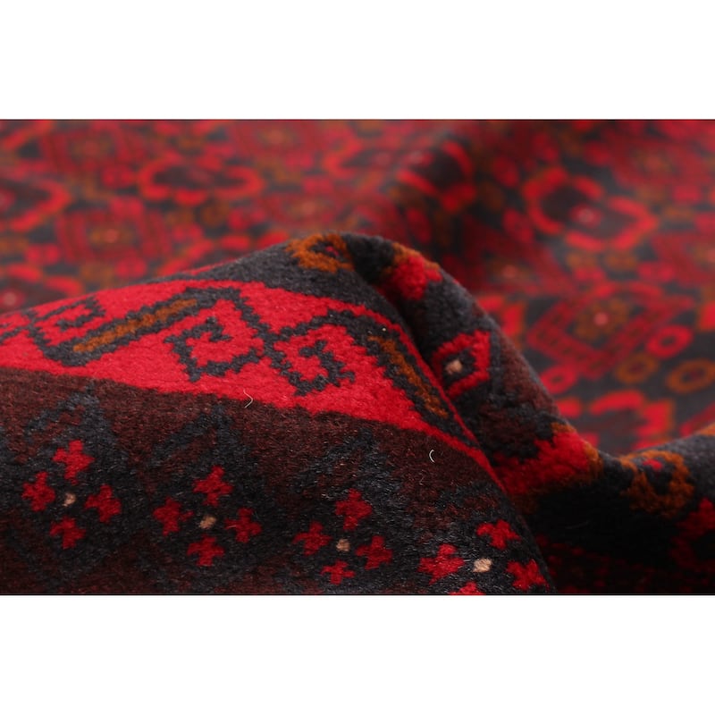ECARPETGALLERY Hand-knotted Teimani Navy Wool Rug - 4'0 x 6'4