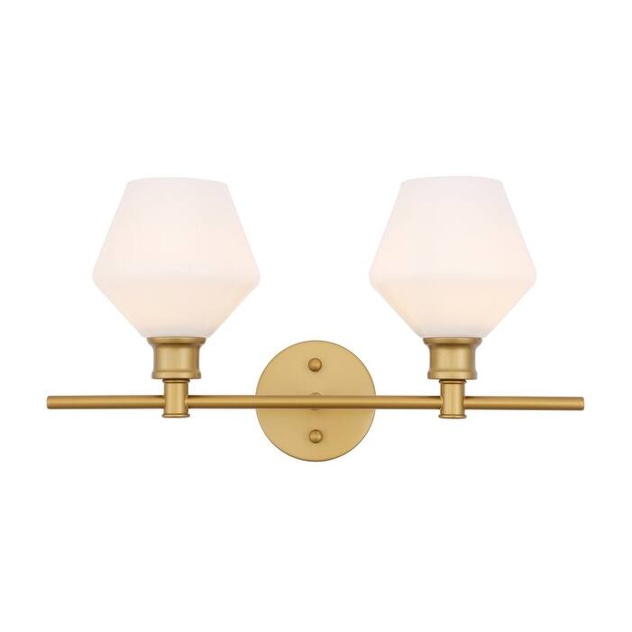 Gerald 2-Light Wall Sconce - 19.1/10.2 - 19.1/10.2