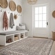 preview thumbnail 26 of 26, World Rug Gallery Vintage Border Stone Gray Indoor High-Low Area Rug 4' x 6'
