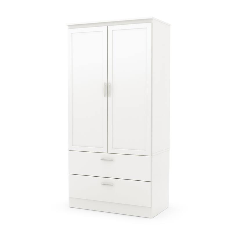 South Shore Acapella 2-door Wardrobe Armoire