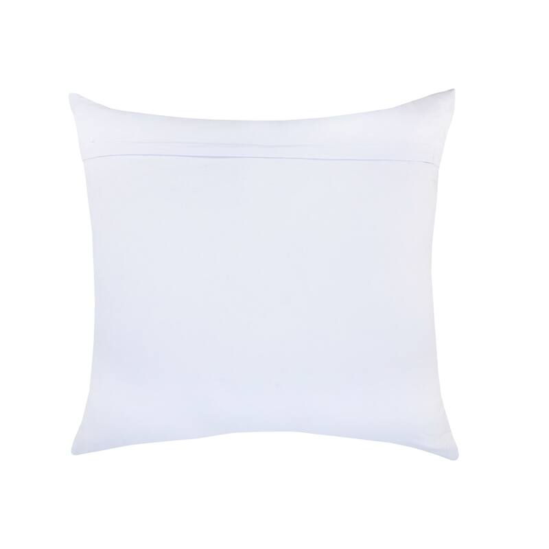 Sevita Blue Chevron Natural Cotton SquareThrow Pillow, Set of 2 or 4