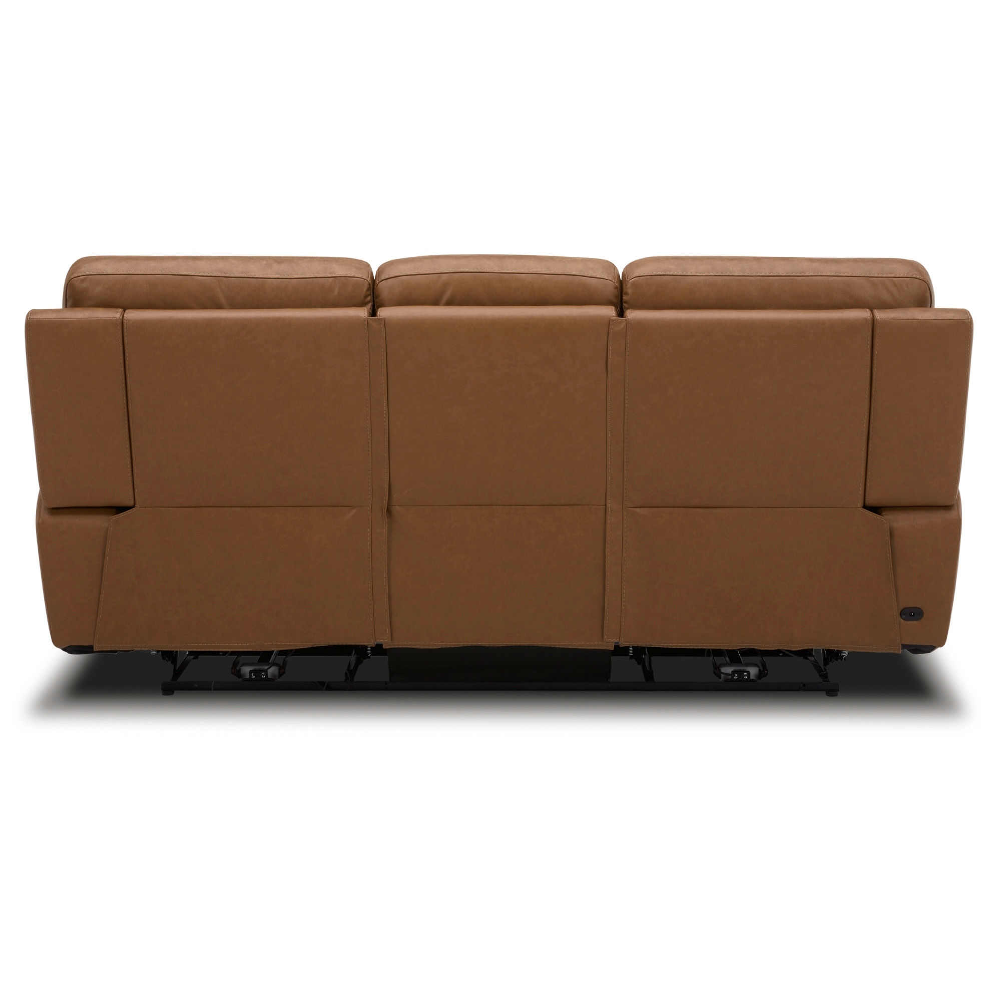 Camel leather recliner cheap sofa