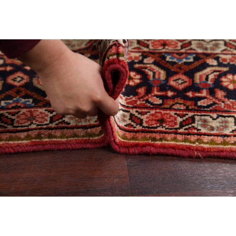 Geometric Mahal Persian Area Rug Wool Handmade Living Room Carpet - 6'6" x 10'3"