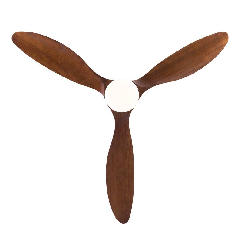 52" Ceiling Fans w/ Lights, Dimmable LED, Remote Control Reversible DC Motor