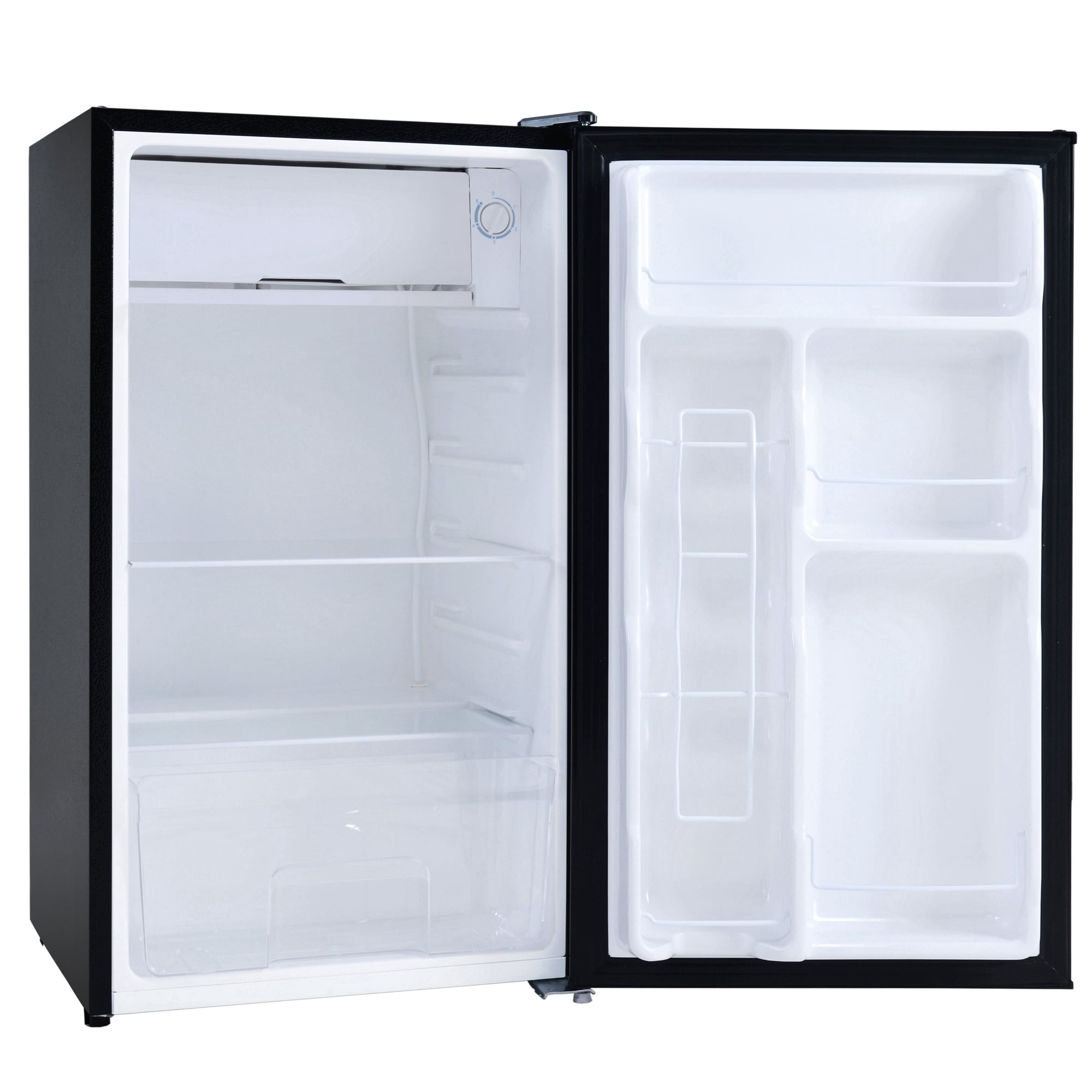 Avery Black Compact refrigerator with freezer - 18.5''(L) x 17.32