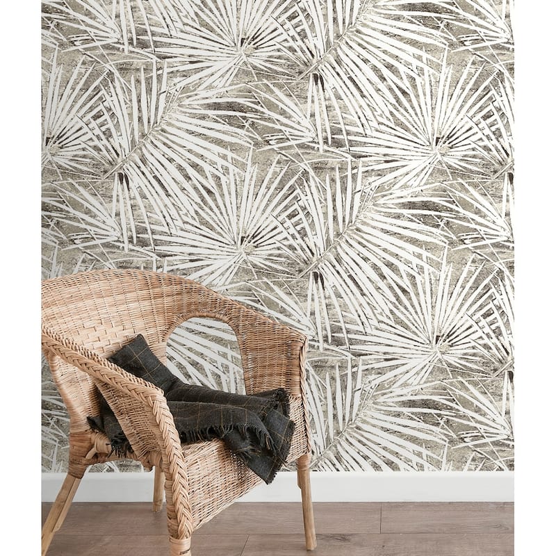 Stacy Garcia Home Fossil Palm Peel and Stick Wallpaper