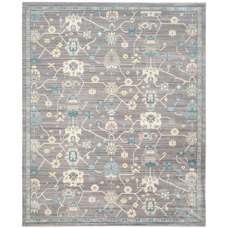 SAFAVIEH Valencia Raushan Distressed Vintage Boho Oriental Polyester Rug