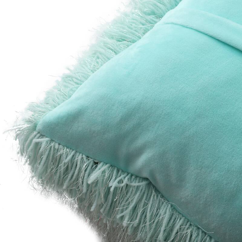Manhattan Collection Shag Pillow