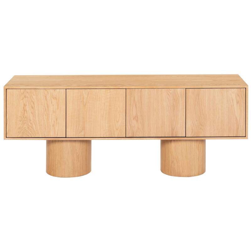 SAFAVIEH Couture Alberti Wood Sideboard - 71"W x 20"D x 29"H